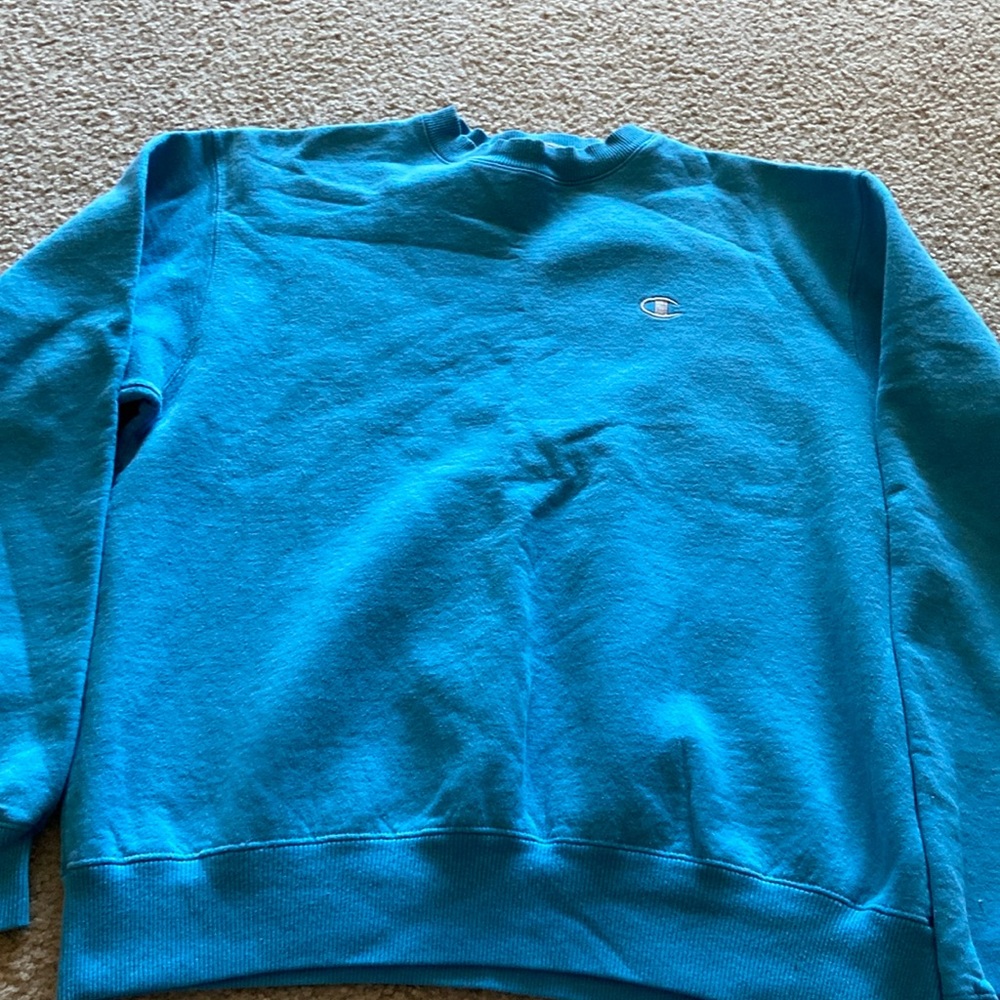 Champion blue crew neck